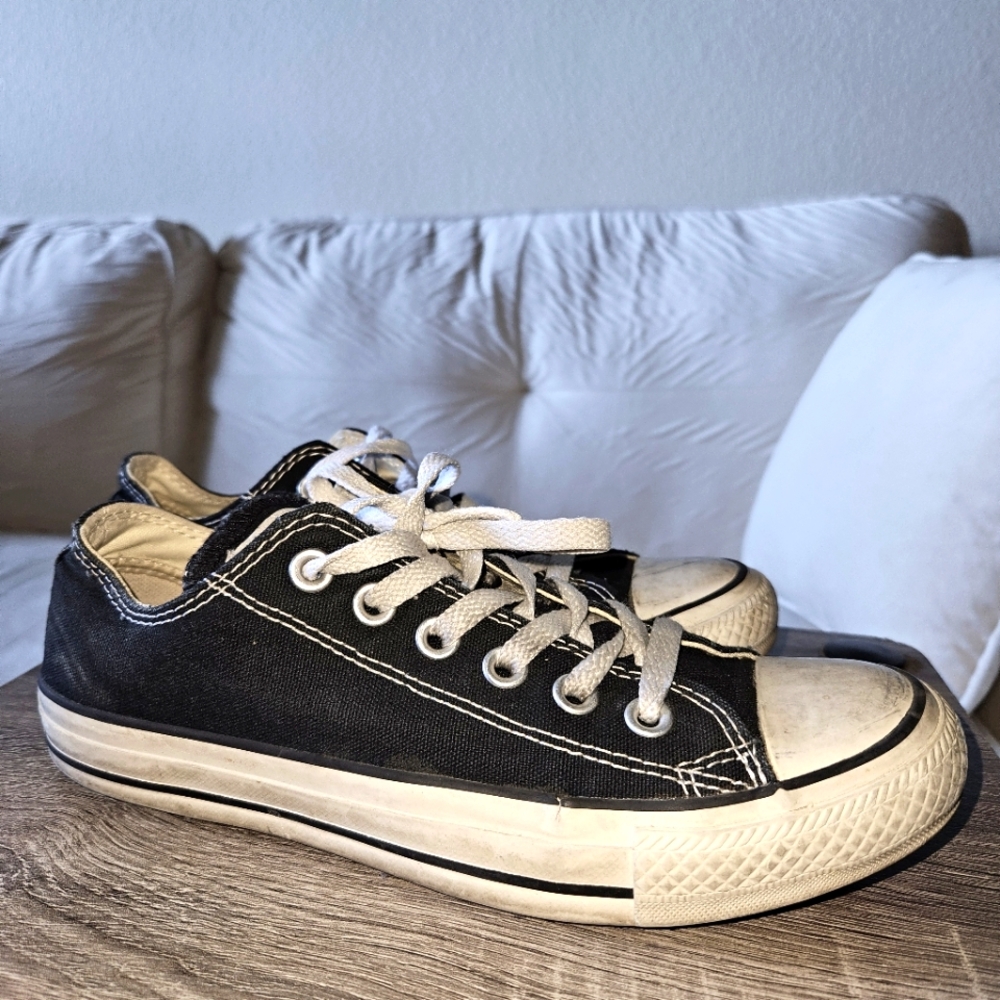 Converse All Star Ox Black and White Sneakers